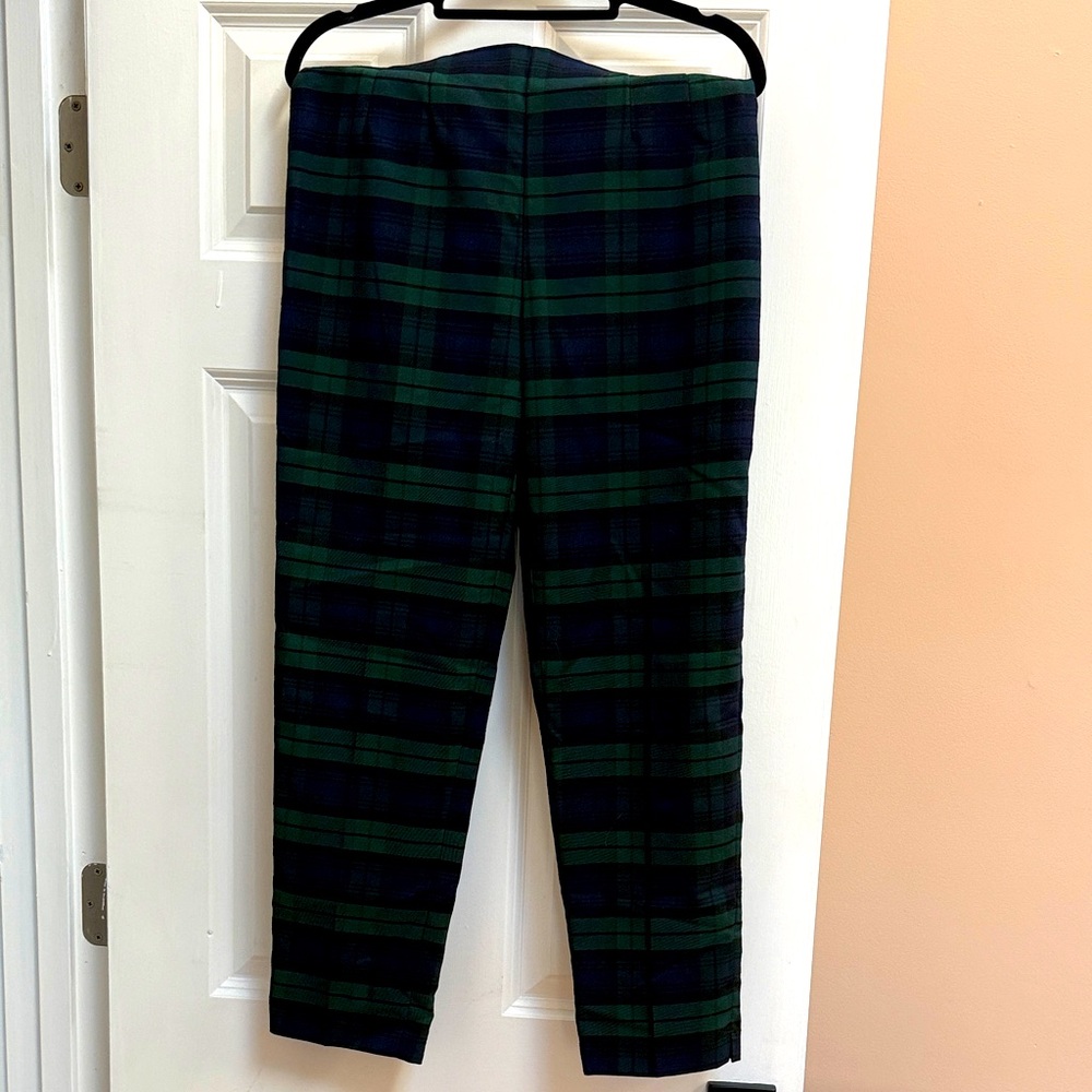 Plaid crop pants CHAPS 4